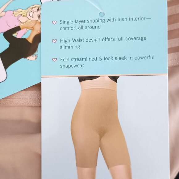 Love Your Assets Spanx High Waist Mid Thigh Supreme Slimmer M NWT Shapewear - Picture 5 of 7